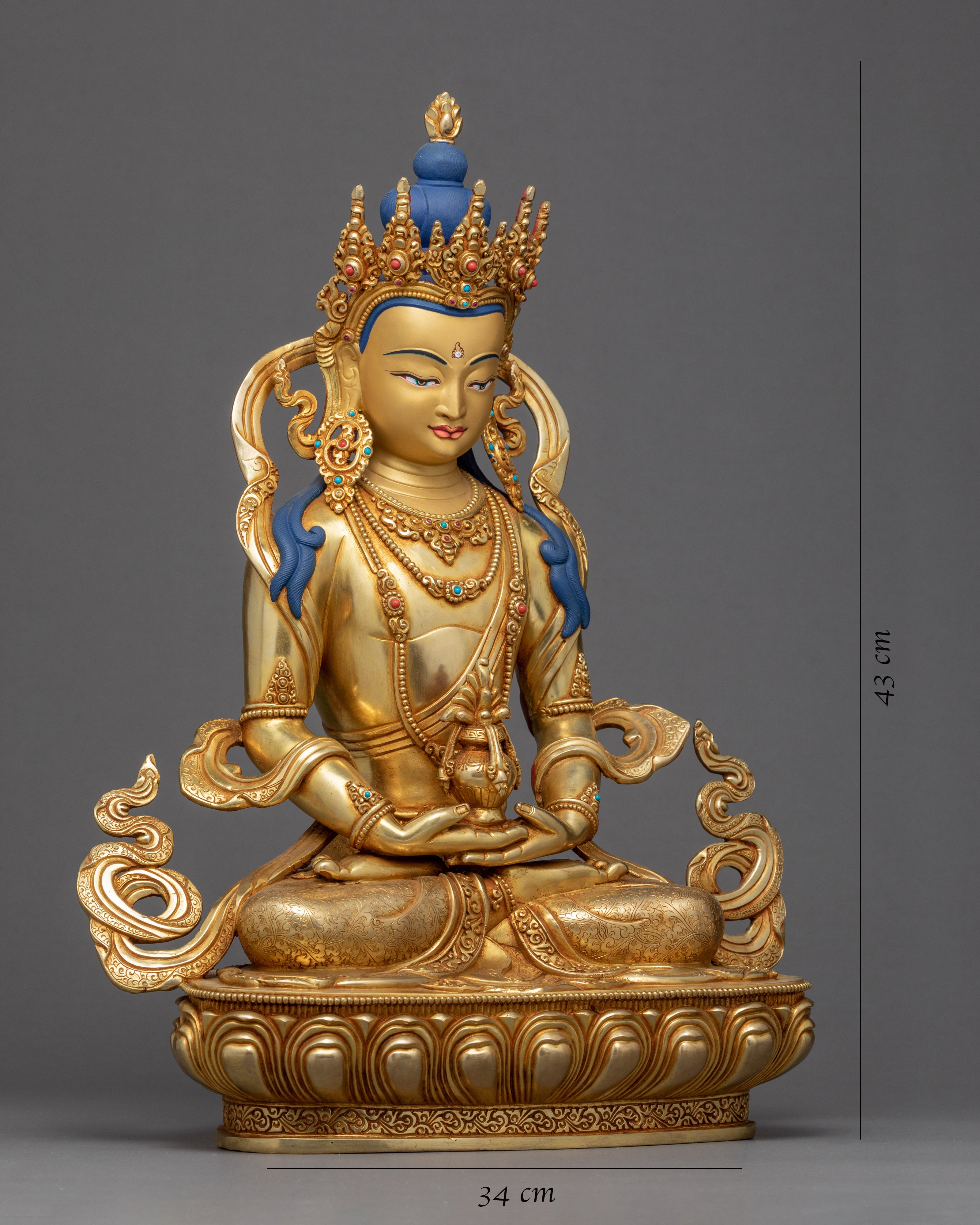 Buddha Amitayus Statue | Traditionally Hand Carved Art