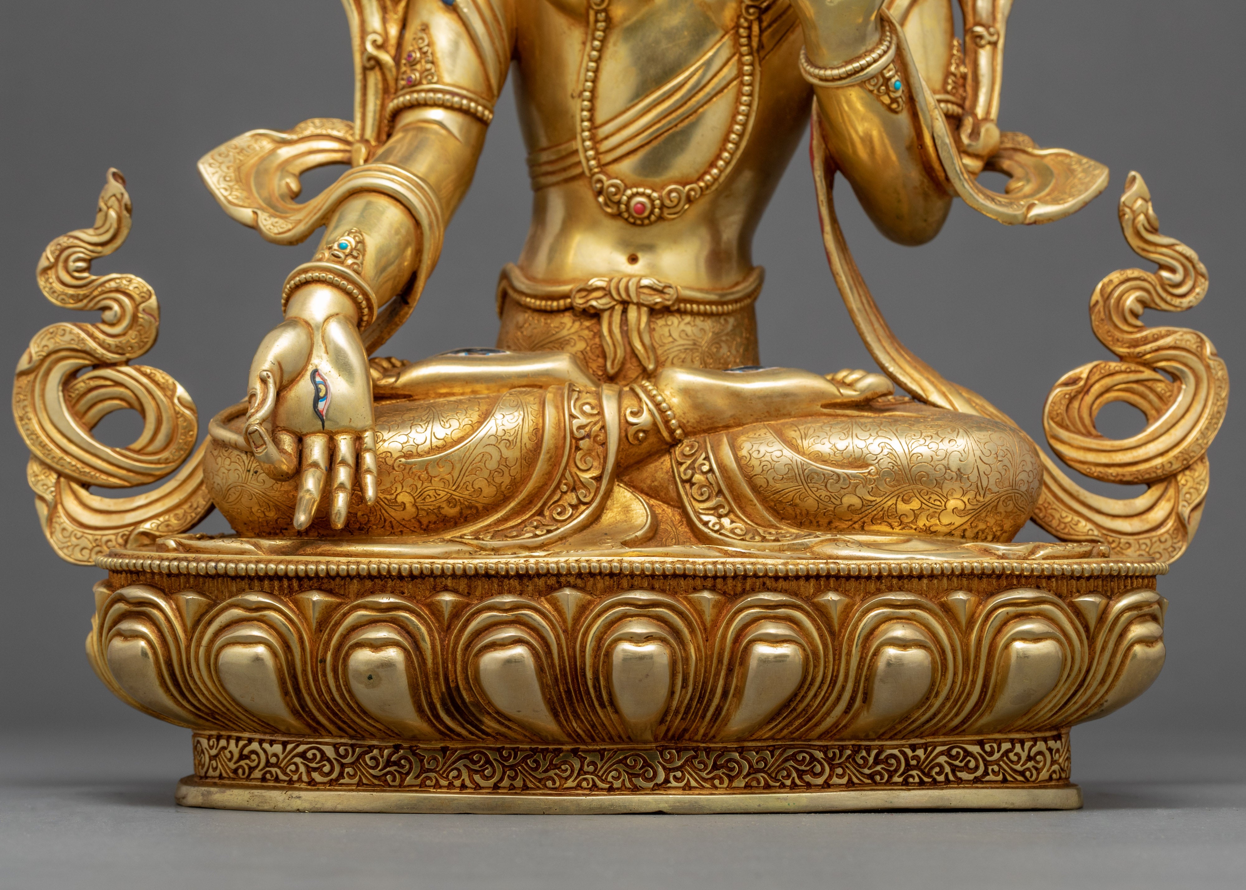 White Tara Indoor Statue | Traditional Himalayan Art of Nepal