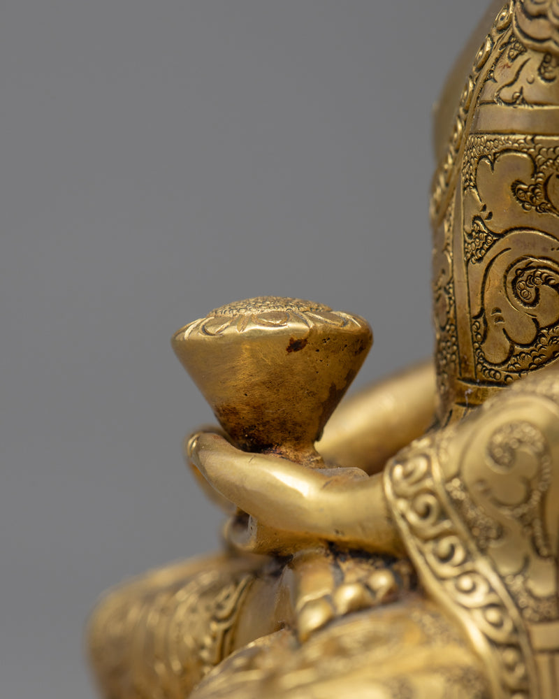 Small Amitabha Buddha Figure  | Tibetan Sacred Himalayan Art