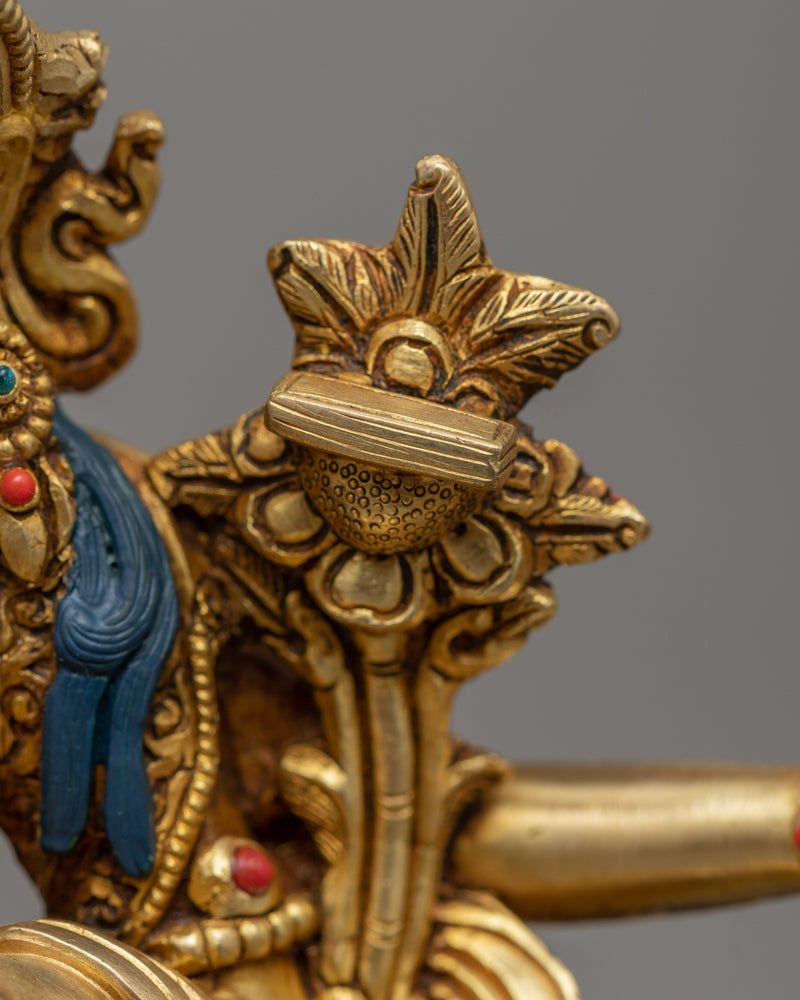 Four-Armed Manjushri Statue | Wisdom Deity