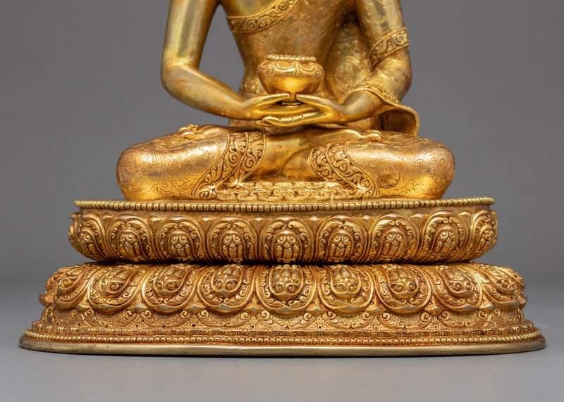 Three Wise Buddha Statues |  Traditional Tibetan Art
