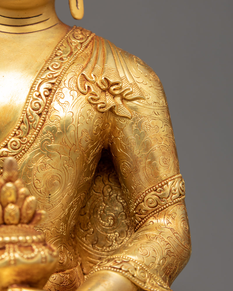 The Healing Medicine Buddha Statue | Traditional Buddhist Art