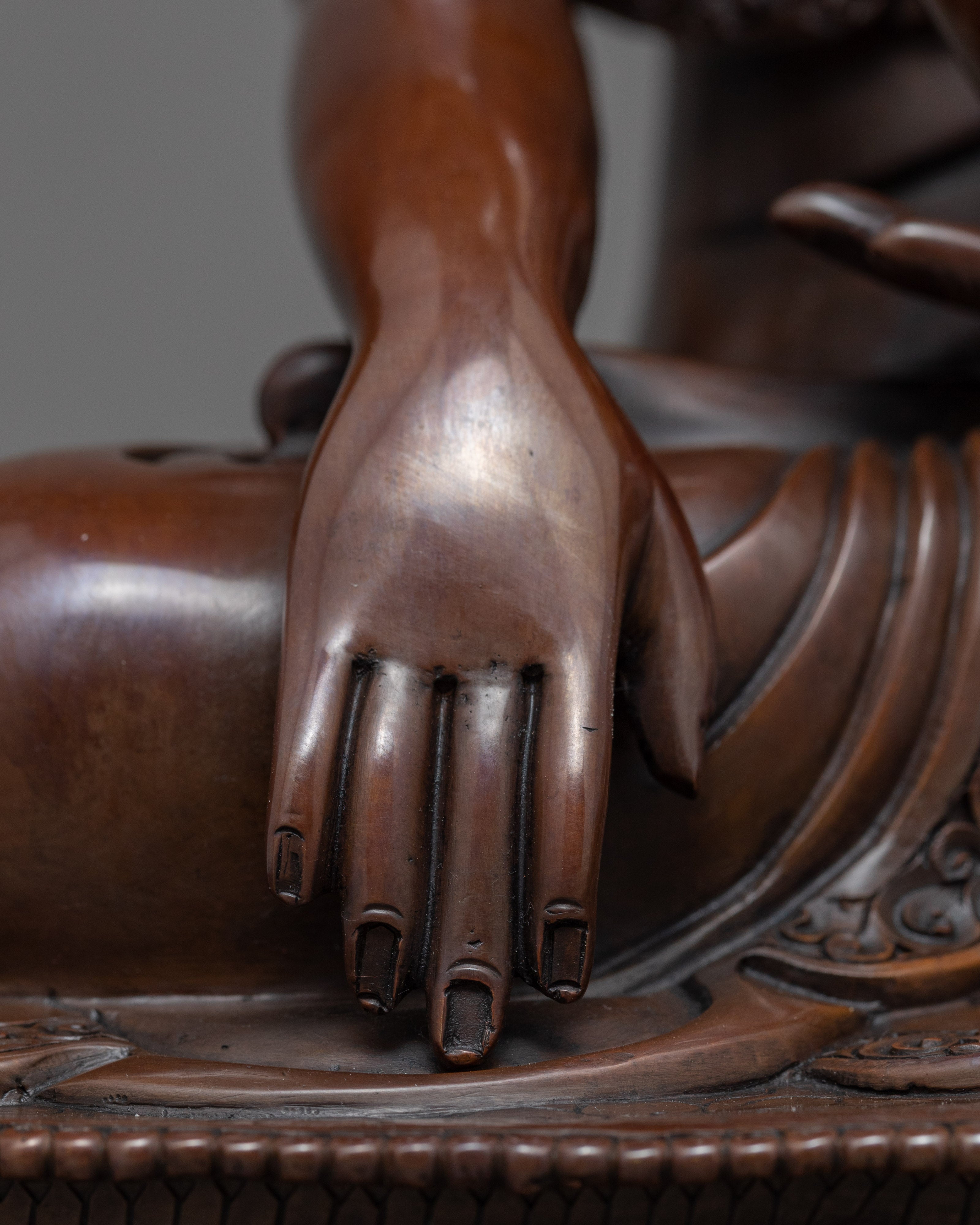 Tibetan Shakyamuni Buddha Statue | Traditional Buddhist Sculpture