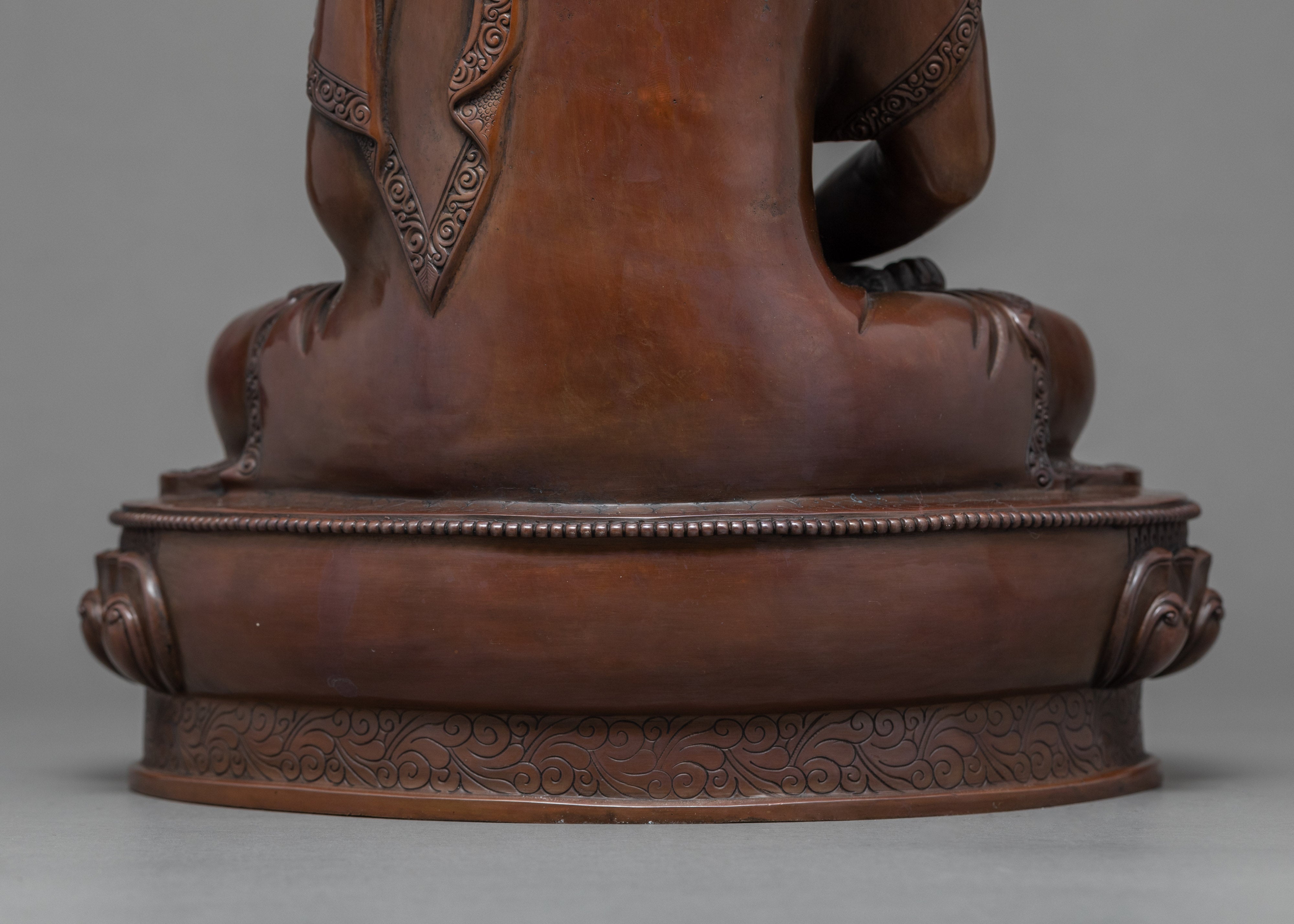 Namo Amitabha Buddha Copper Statue | Traditional Buddhist Art