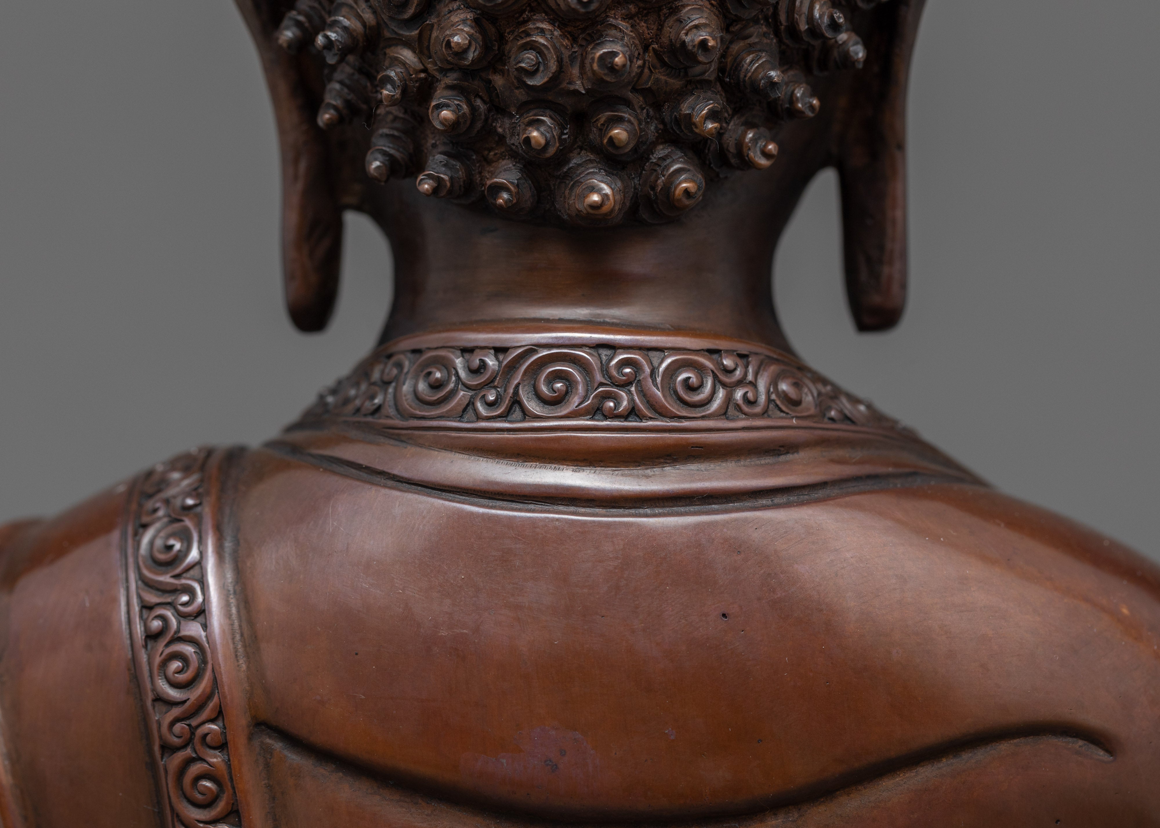 Namo Amitabha Buddha Copper Statue | Traditional Buddhist Art