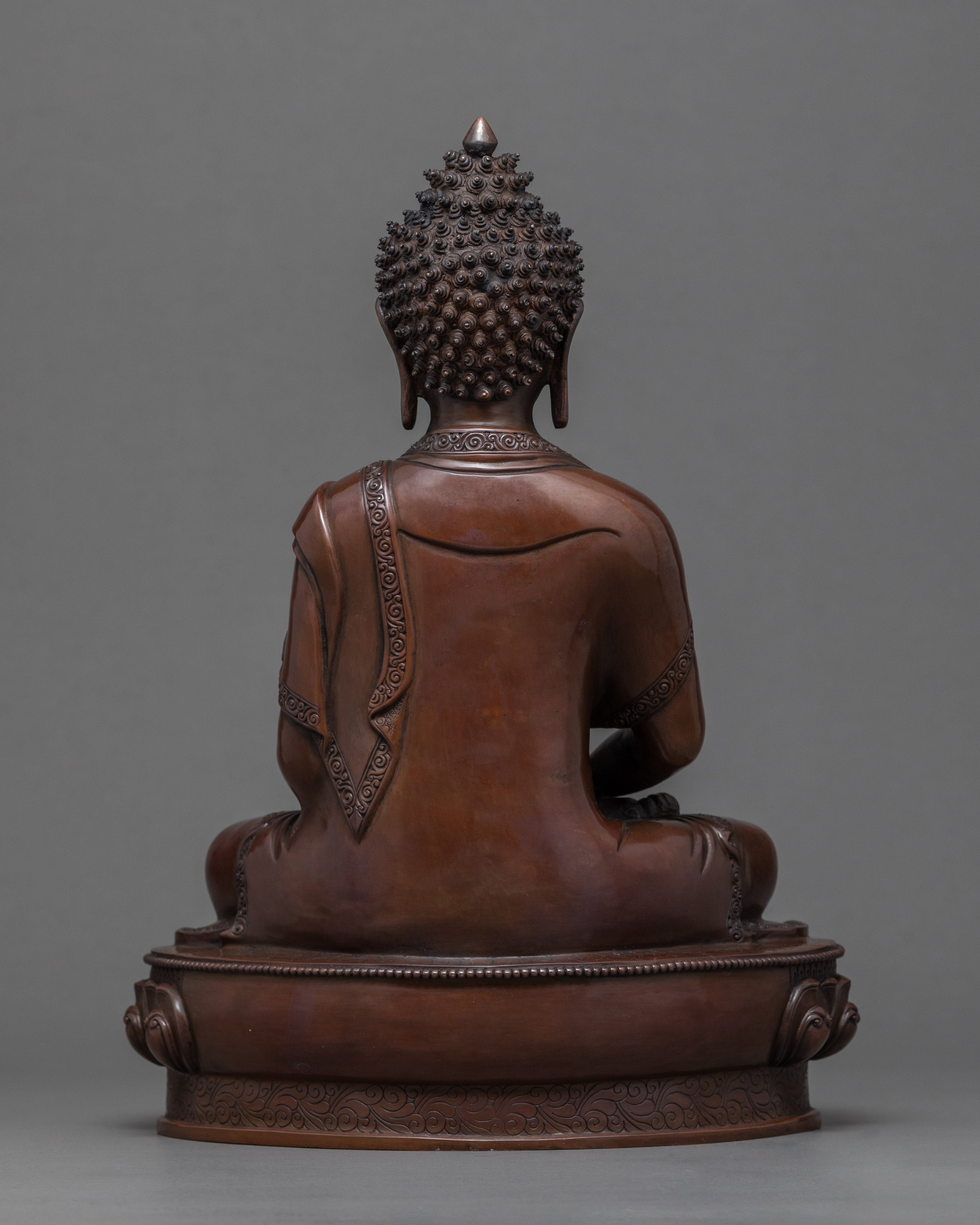 Namo Amitabha Buddha Copper Statue | Traditional Buddhist Art