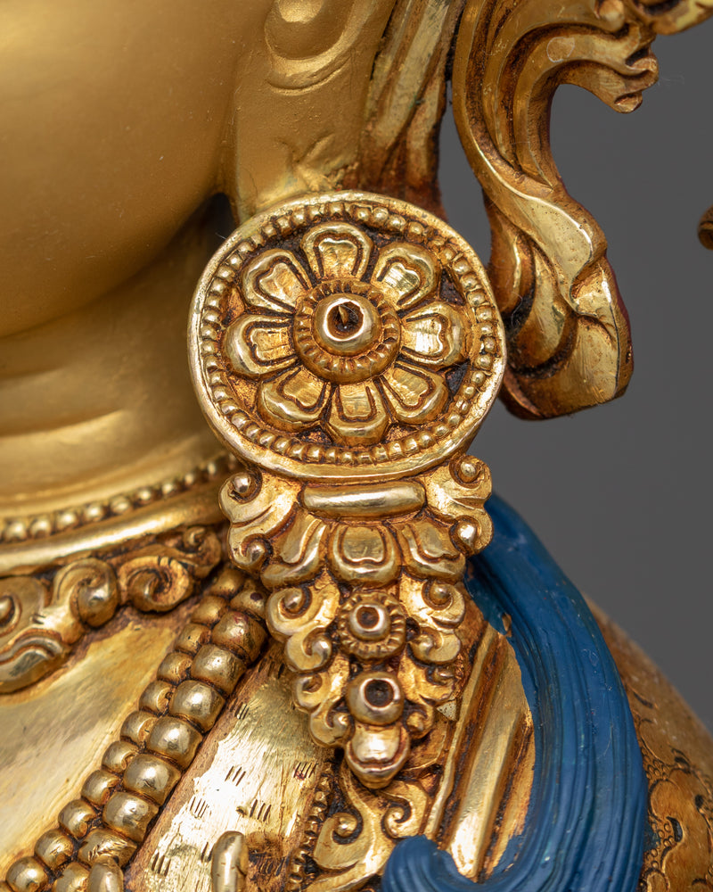 Four Armed Chenrezig Avalokiteshvara Statue | Traditional Himalayan Art of Nepal