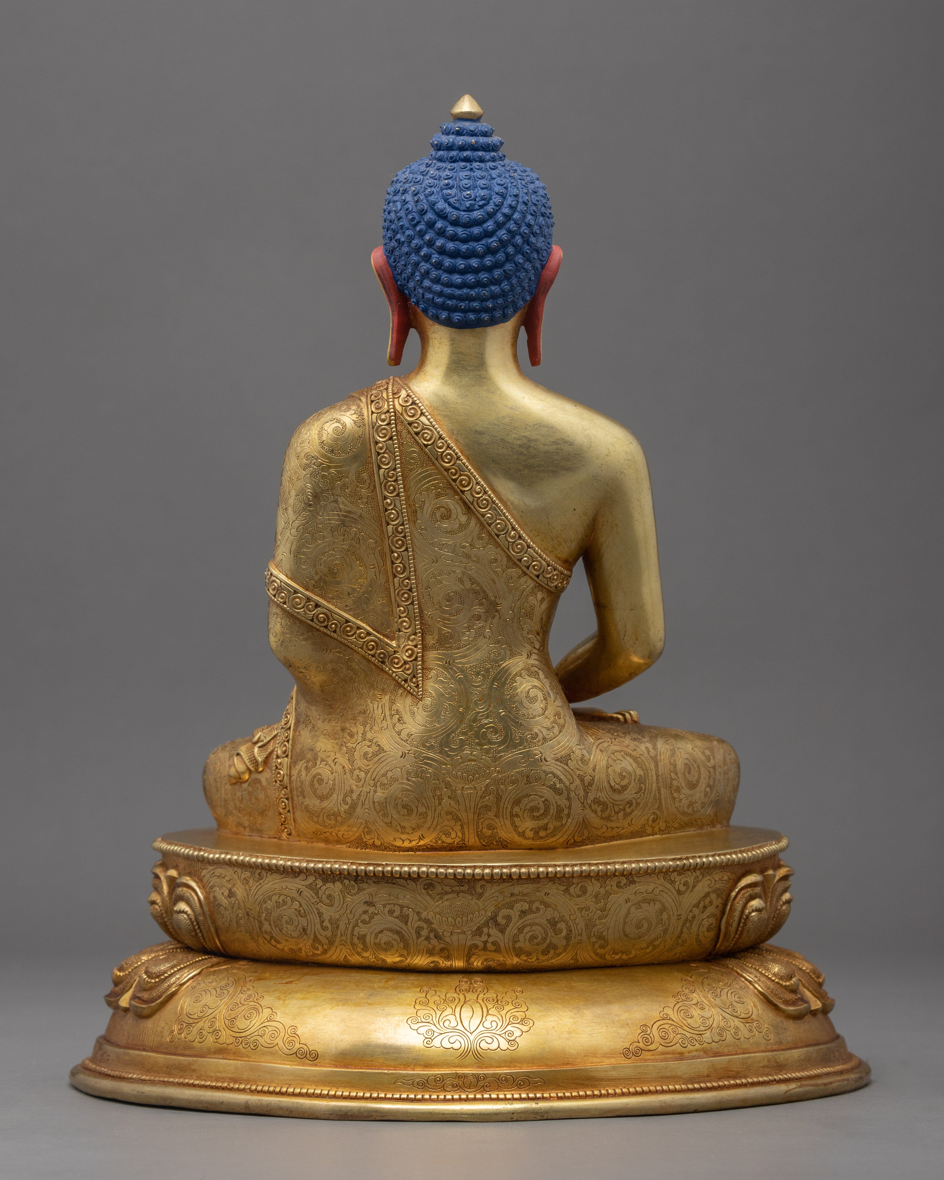 Namo Amitabha Buddha Art Statue | 24k Gold Gilded