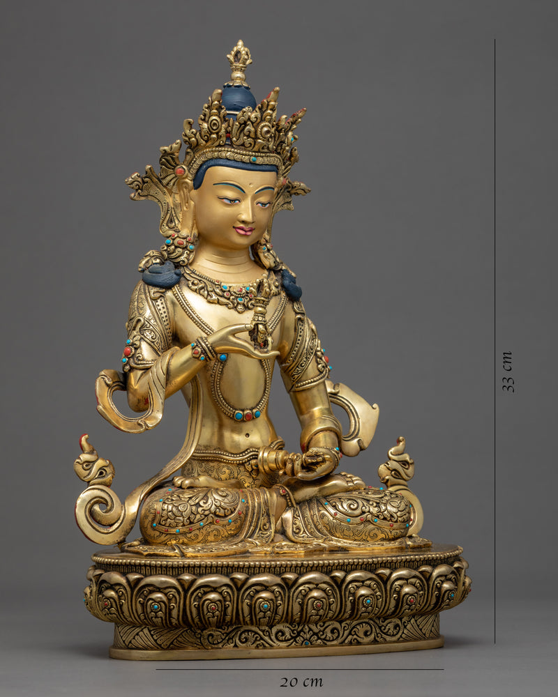 Buddha Vajrasattva Sculpture | Finely Hand Carved Himalayan Art
