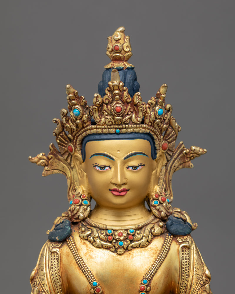 Amitayus Long Life Buddha Statue | Tibetan Himalayan Art