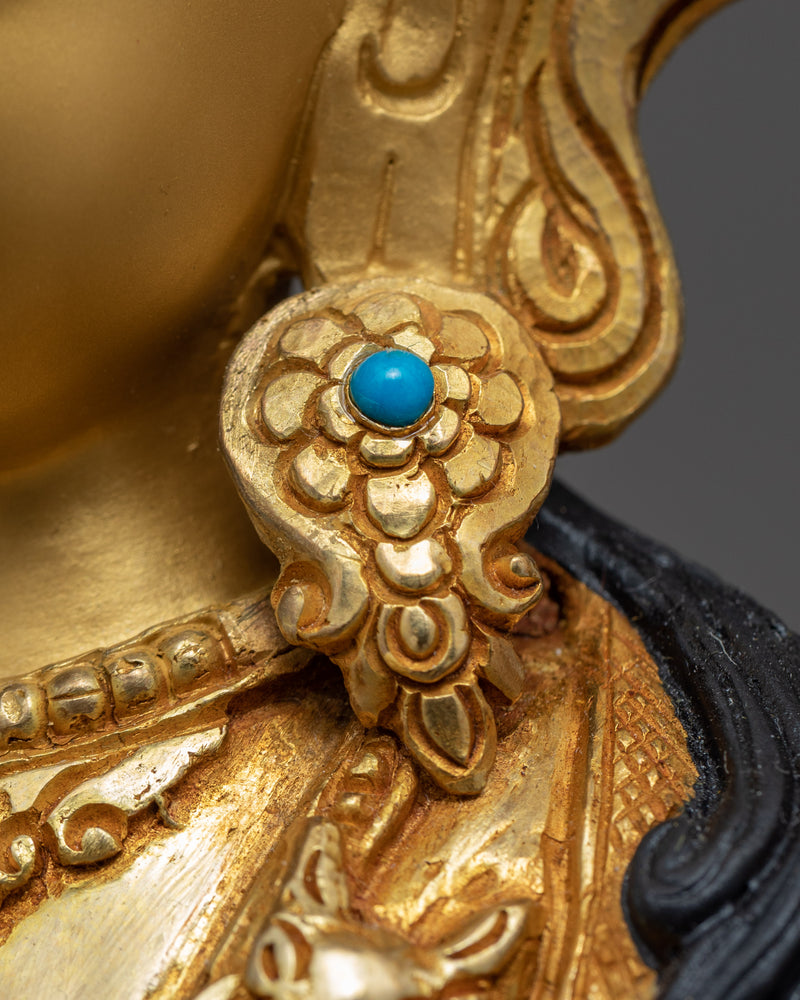 Bodhisattva Four Arm Avalokiteshvara Statue | Traditional Tibetan Art