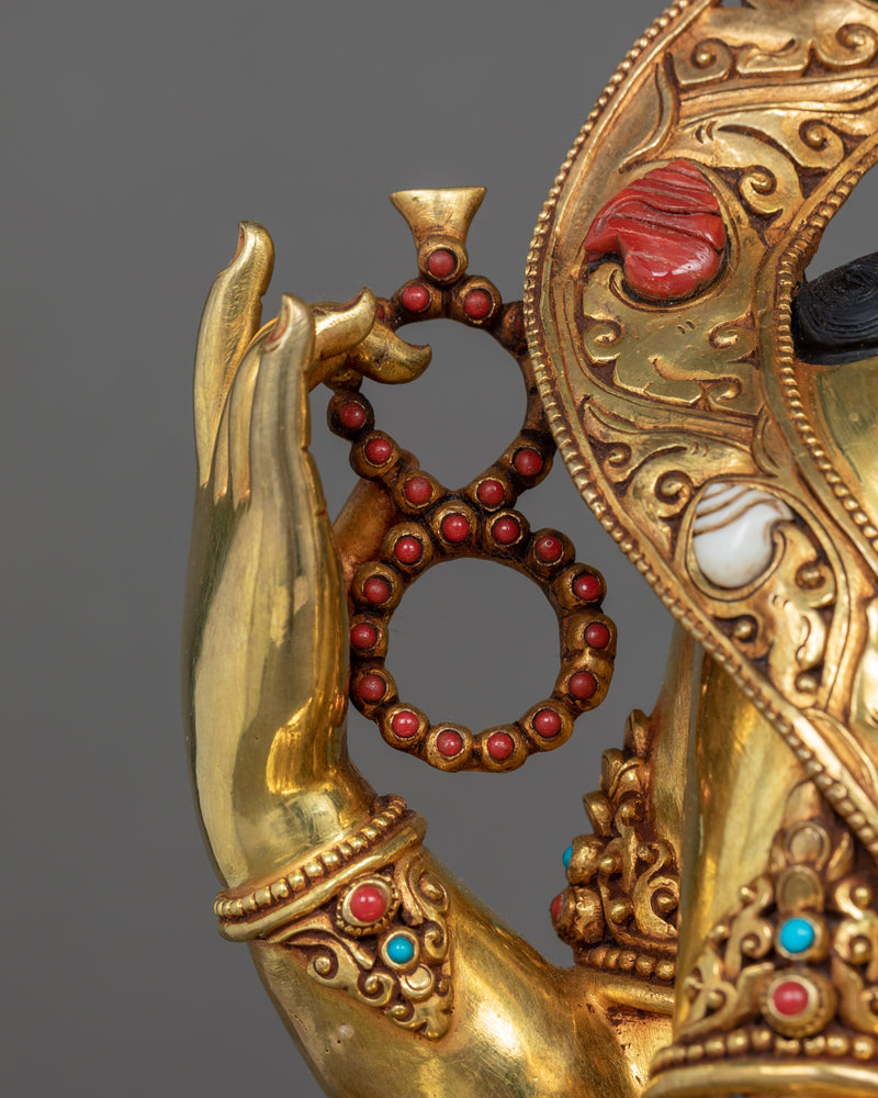 Four Arm Chenrezig Sculpture | Traditional Buddhist Art