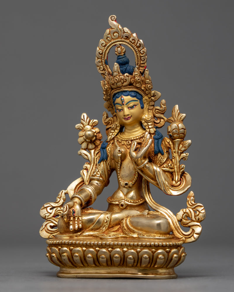 The White Tara Art | Traditionally Hand Carved Sculpture