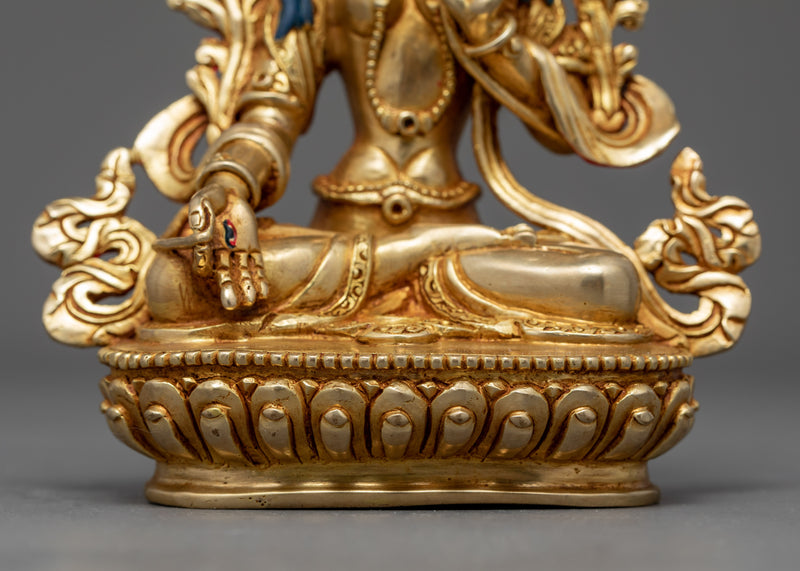 The White Tara Art | Traditionally Hand Carved Sculpture