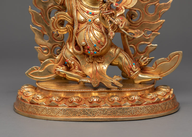 Vajrapani Bodhisattva Sculpture | Traditionally Hand Carved Buddhist Art