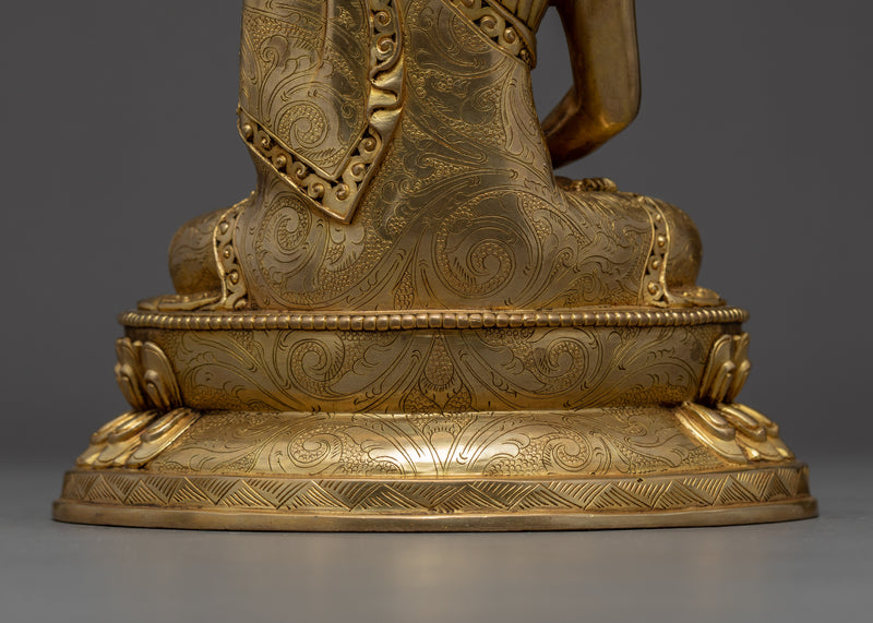 Dhyani Amitabha Buddha Sculpture | Traditional Himalayan Art Nepal