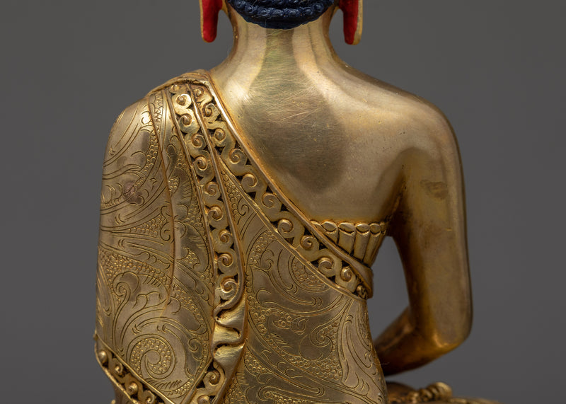 Dhyani Amitabha Buddha Sculpture | Traditional Himalayan Art Nepal