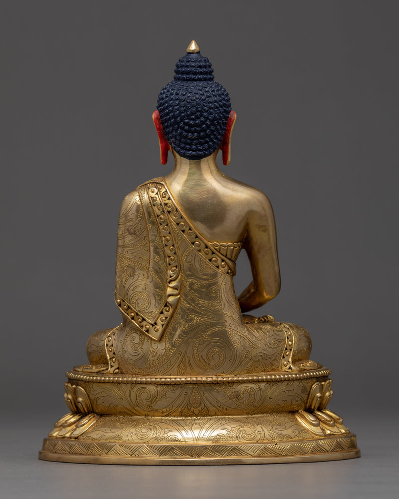 Dhyani Amitabha Buddha Sculpture | Traditional Himalayan Art Nepal