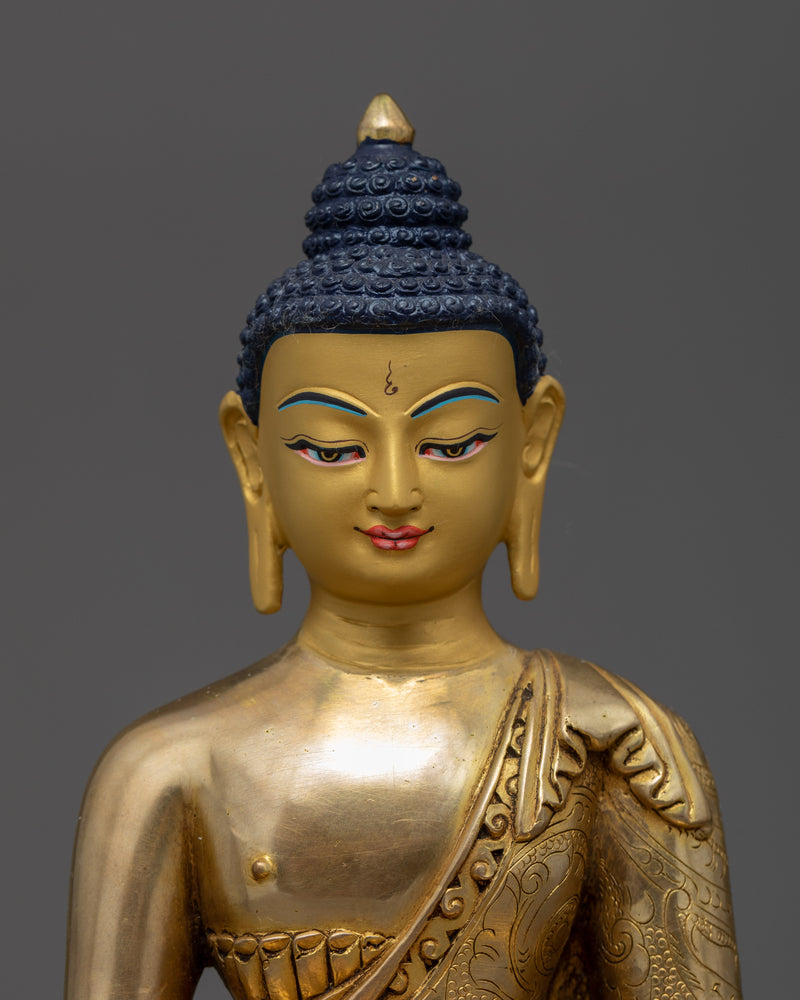 Dhyani Amitabha Buddha Sculpture | Traditional Himalayan Art Nepal