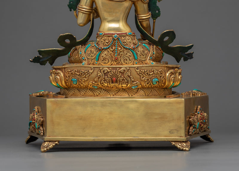 White Tara | Female Buddha Art | Traditional Buddhist Statue