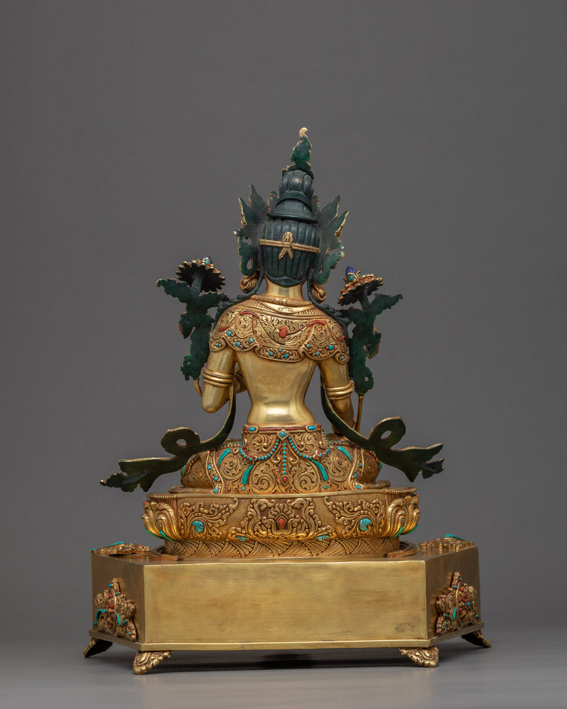 White Tara | Female Buddha Art | Traditional Buddhist Statue