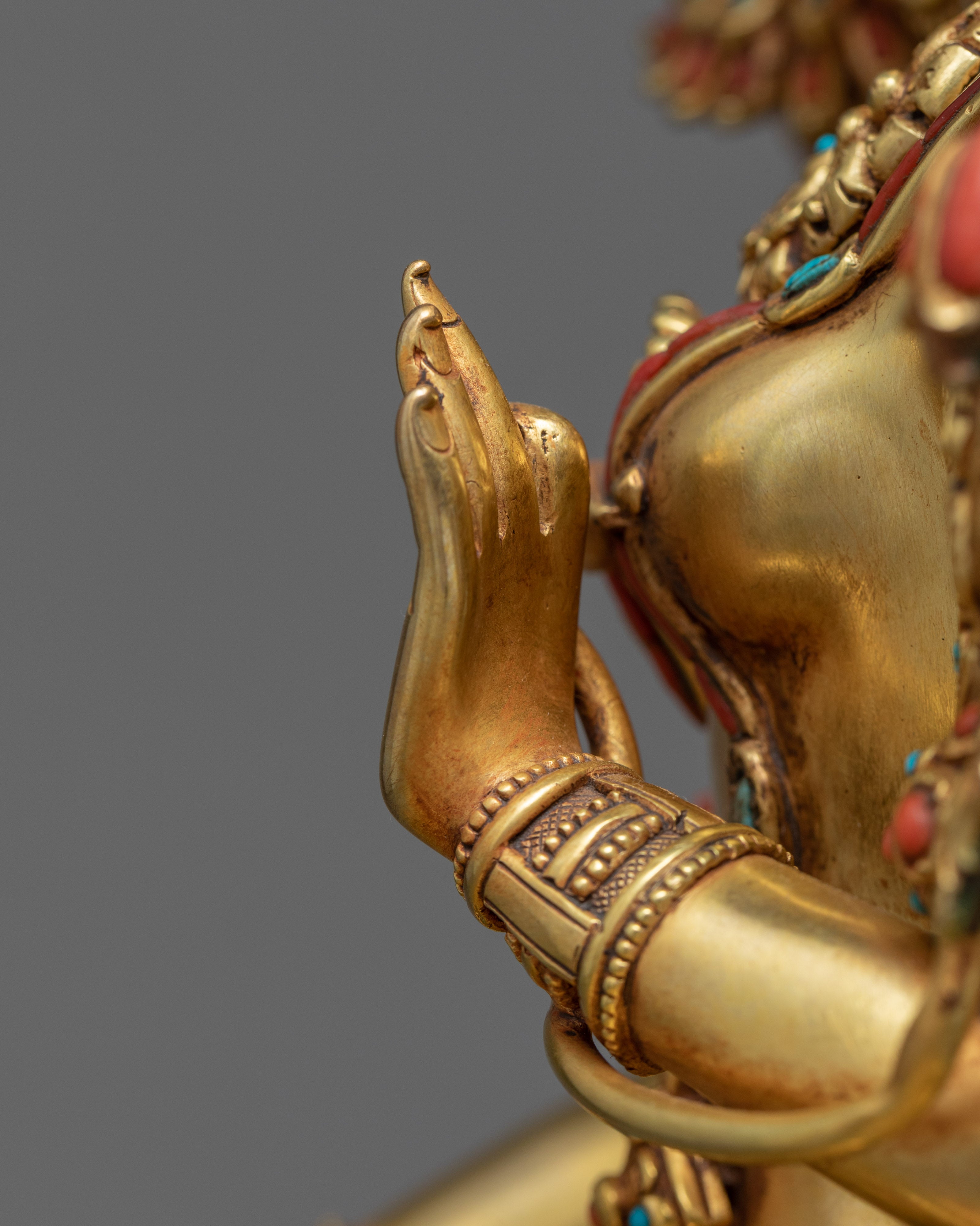 White Tara | Female Buddha Art | Traditional Buddhist Statue