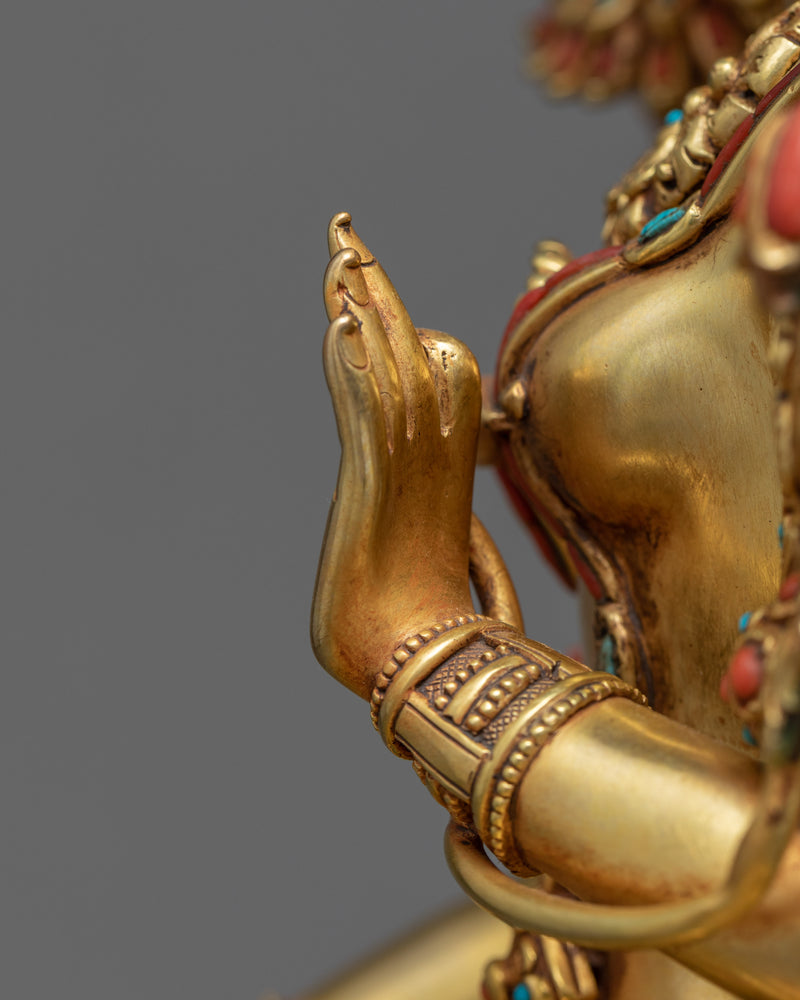 White Tara | Female Buddha Art | Traditional Buddhist Statue