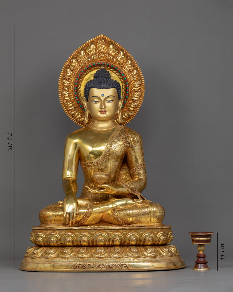 Buddha Shakyamuni Art | Traditionally Hand Carved Statue