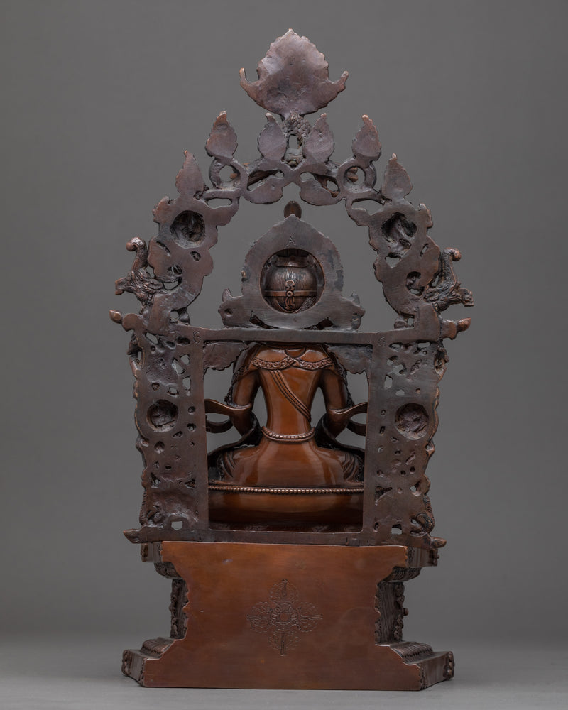 Amitayus Bodhisattva Sculpture | Traditional Buddhist Art