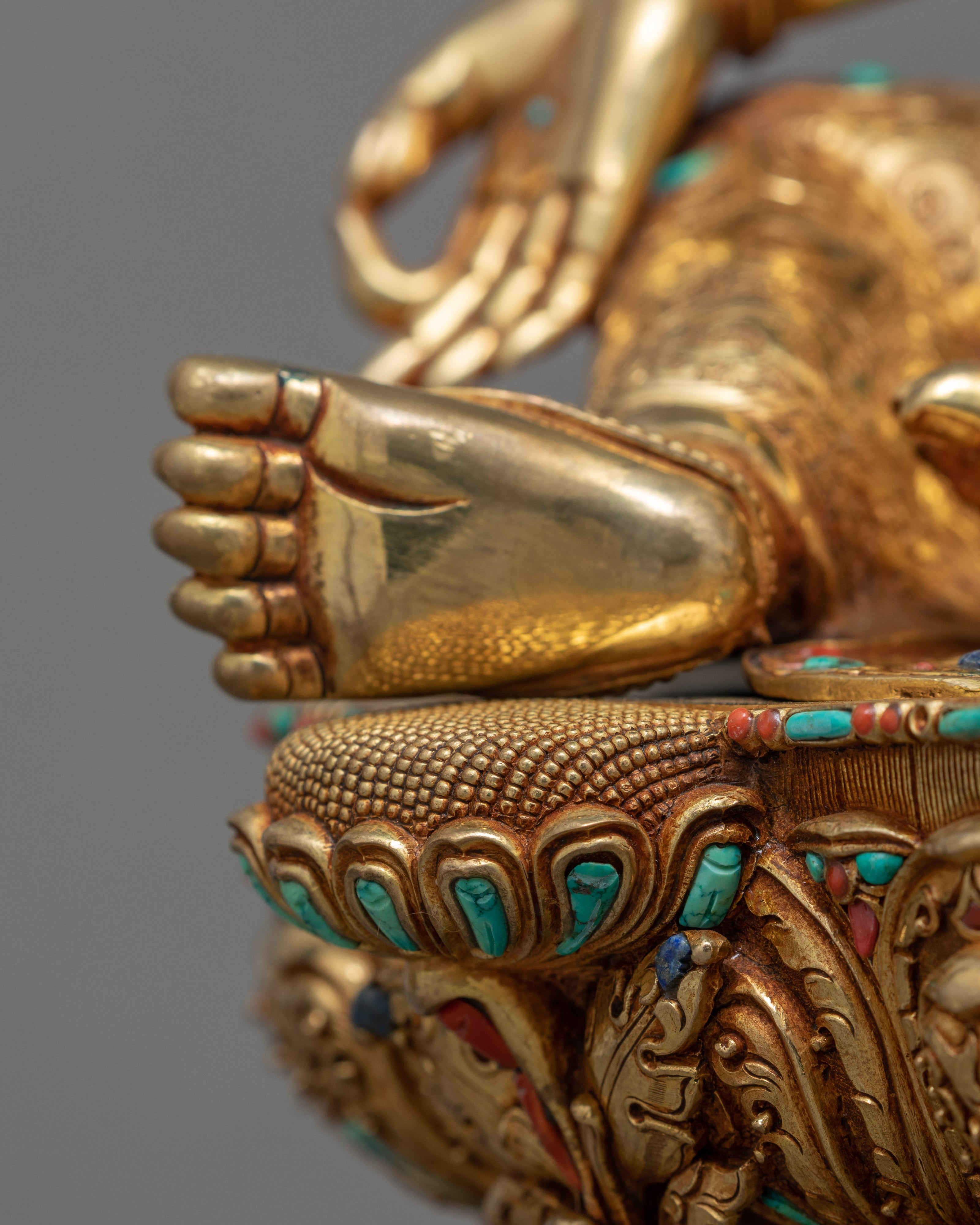 Green Tara Buddha Art | Traditional Mother Tara Statue