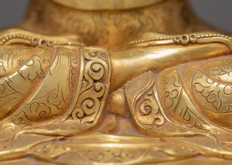 Manjushri Tibetan Sculpture | Hand Carved Sculpture