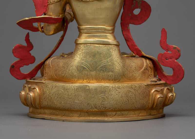 Manjushri Tibetan Sculpture | Hand Carved Sculpture