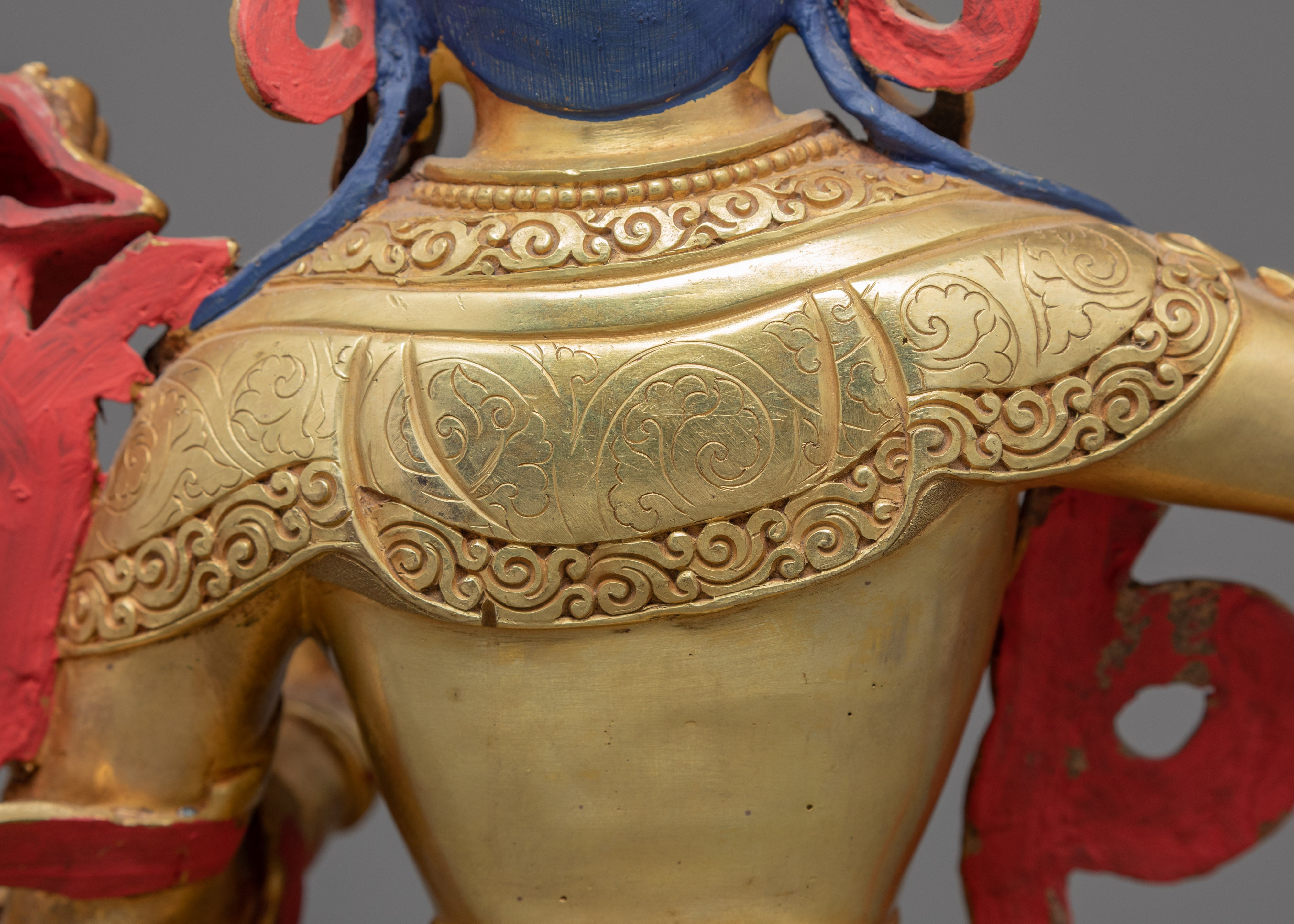 Manjushri Tibetan Sculpture | Hand Carved Sculpture