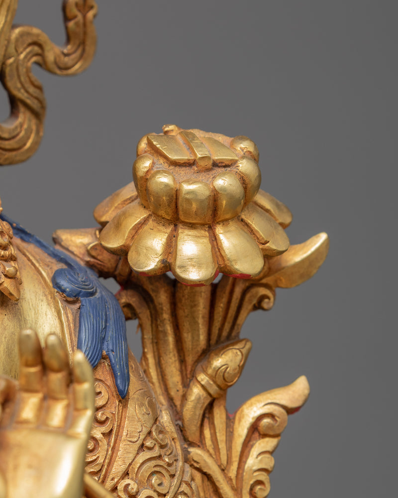 Manjushri Tibetan Sculpture | Hand Carved Sculpture
