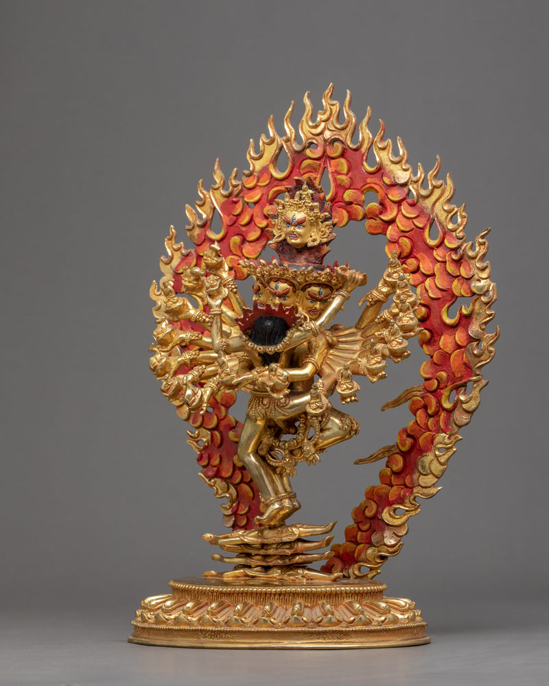 Hevajra Statue | Traditionally Crafted with his Consort