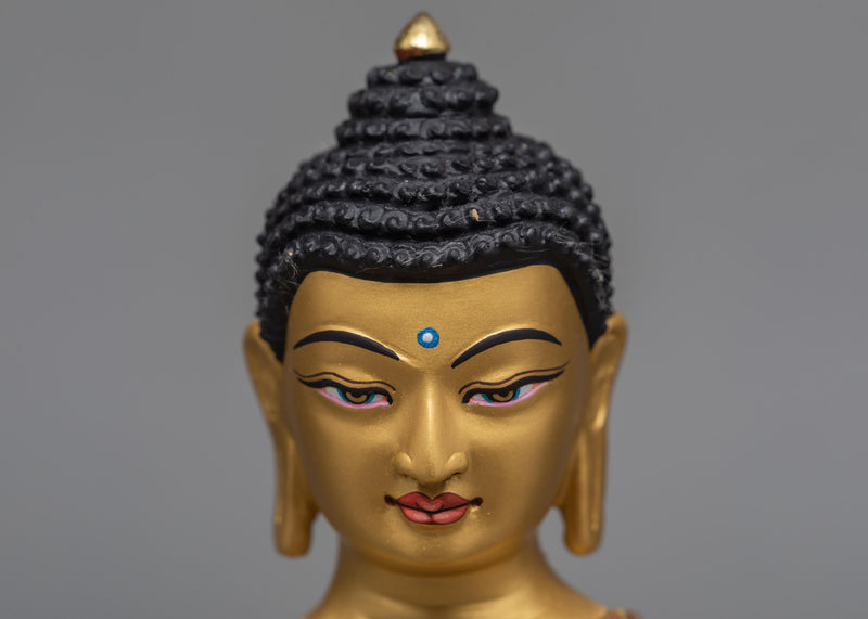 Amitabha Buddha Statue | Hand-made Gilded in 24K Gold | Buddha Statue