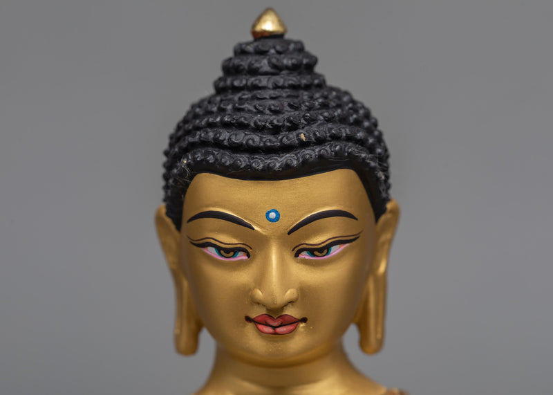 Amitabha Buddha Statue | Hand-made Gilded in 24K Gold | Buddha Statue