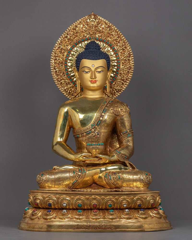 Amitabha Buddha Gold Statue