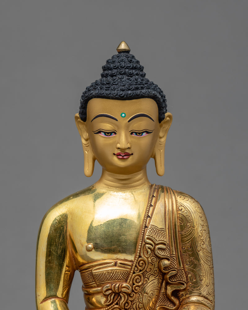 Amitabha Buddha Statue | 24K Gold Gilded