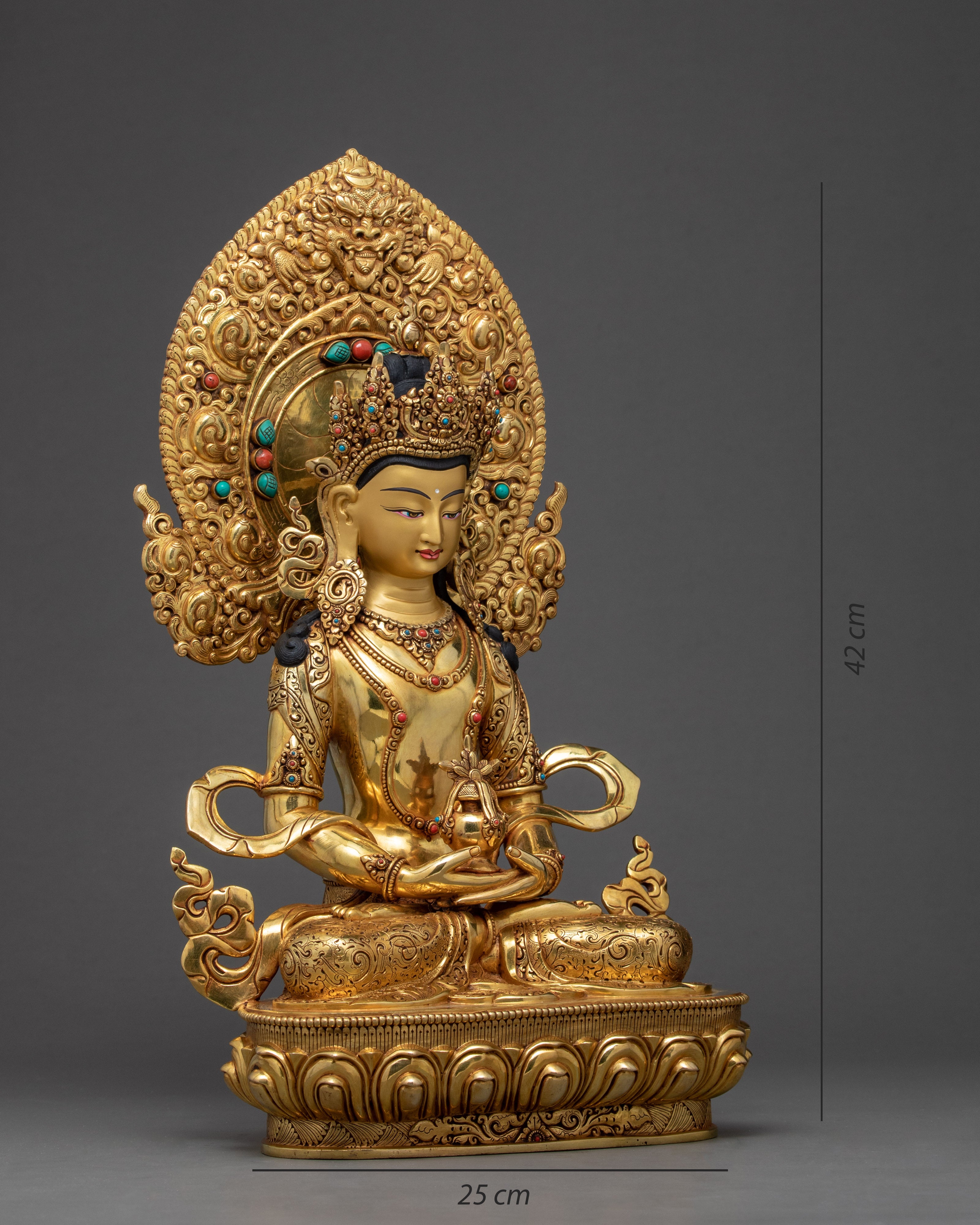 Bodhisattva Amitayus Statue | Tibetan Long Life Buddha