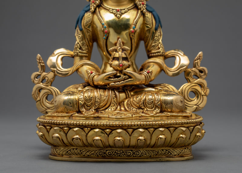 Amitayus Buddha Statue | Tibetan Bodhisattva Sculpture
