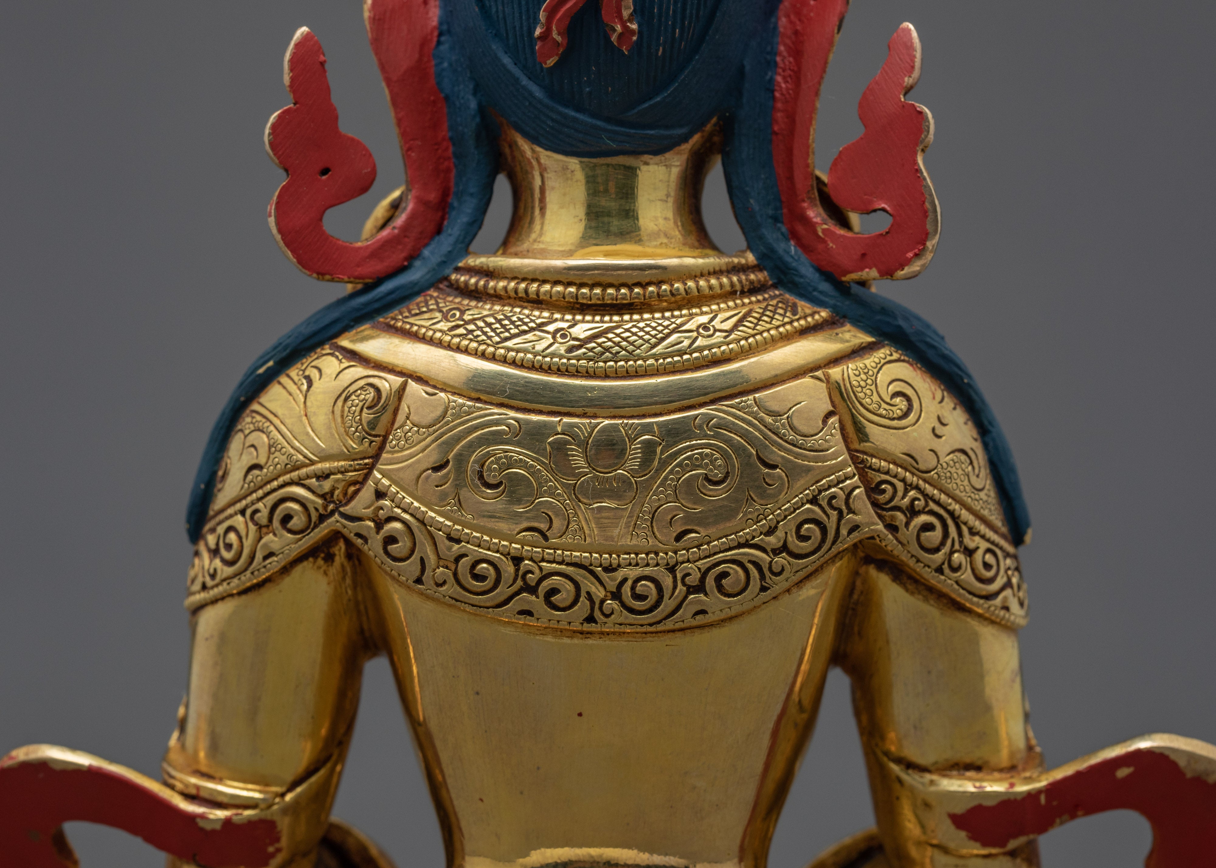 Amitayus Buddha Statue | Tibetan Bodhisattva Sculpture