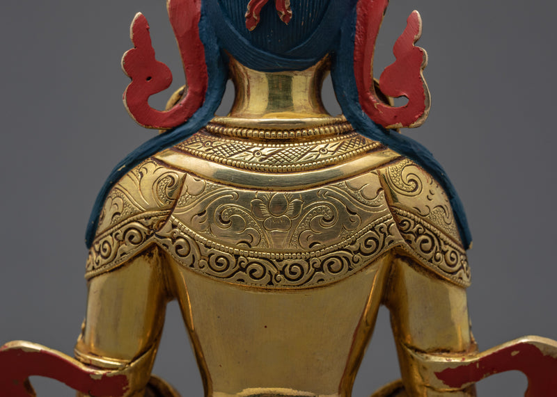 Amitayus Buddha Statue | Tibetan Bodhisattva Sculpture