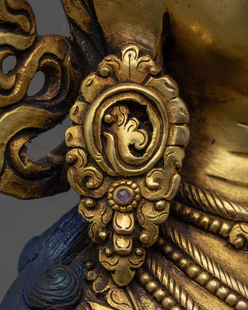Antique Statue For Amitayus Long Mantra Practice | Traditional Himalayan Art