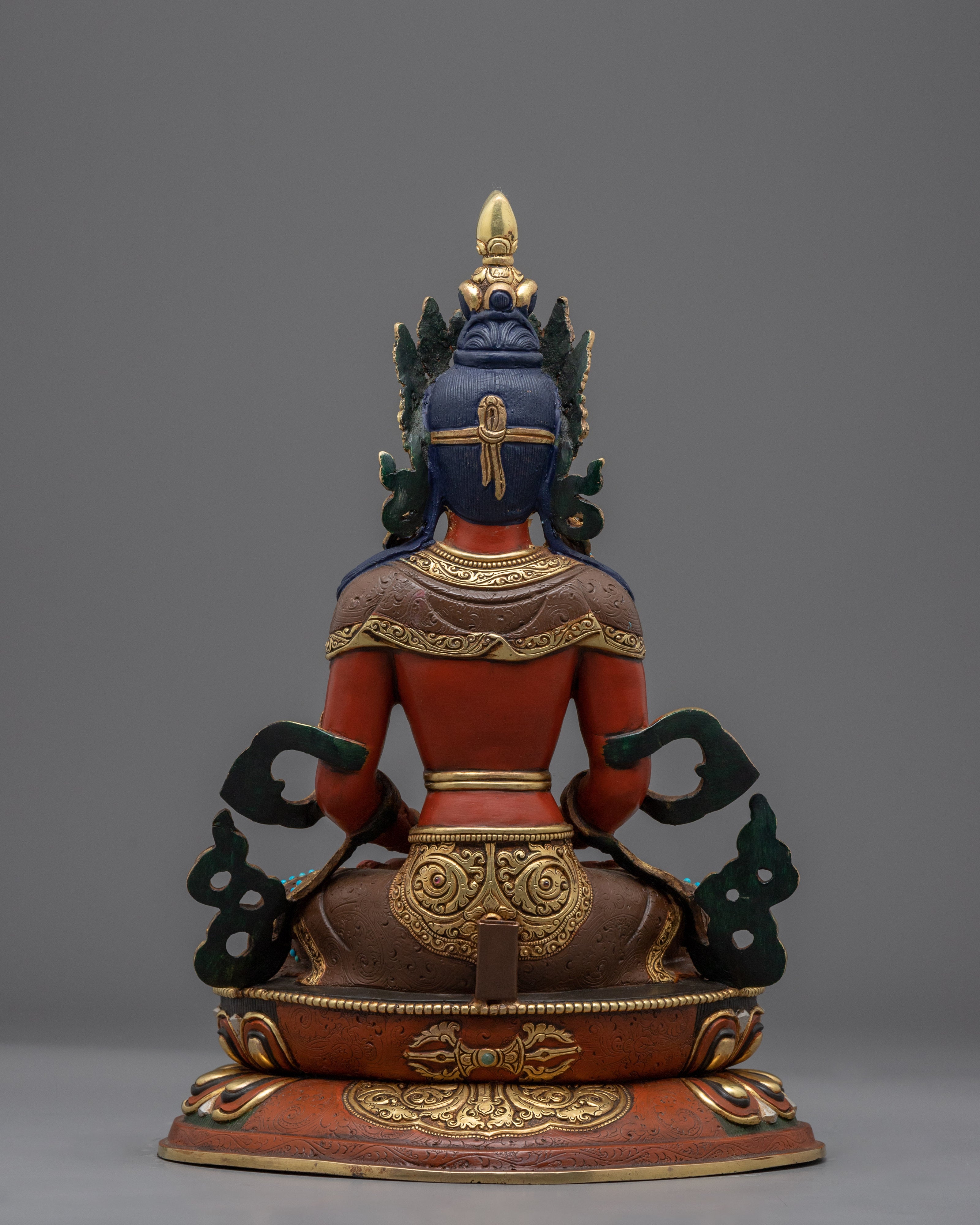 Buda Amitayus Hand-crafted Statue | Himalayan Traditional Art-works