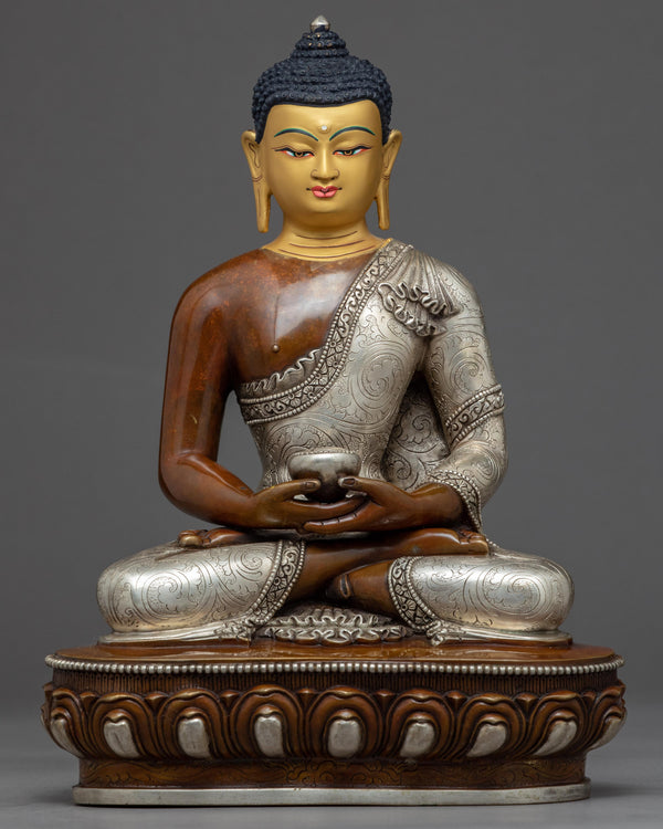 Seated Buddha Amitabha Sculpture 