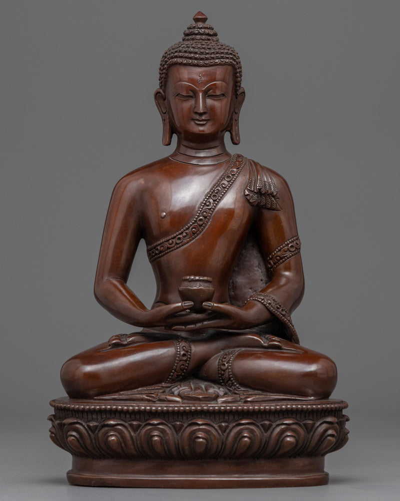 amitabha buddha bronze statue