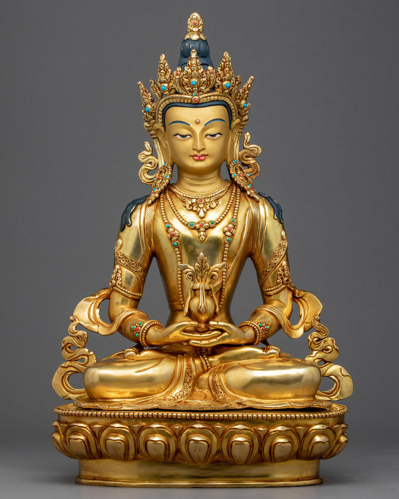 Amitayus Buddha Sculpture Bodhisattva