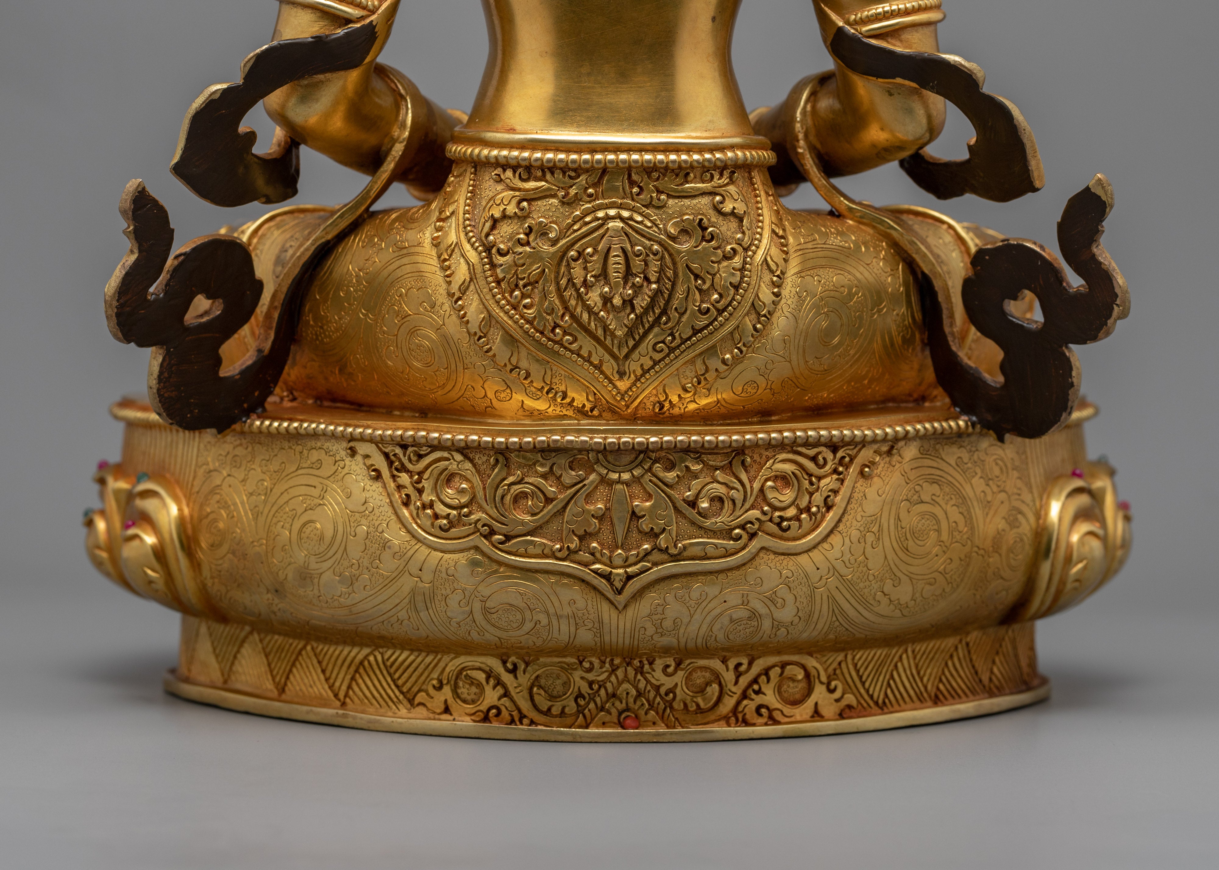 Amitayus Long Life Mantra Sculpture| Himalayan Buddhist Sacred Art
