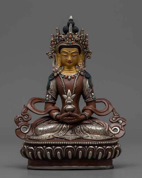 Statue to help chant buddha amitayus mantra